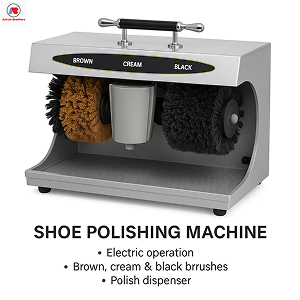 Shoe polishing machine